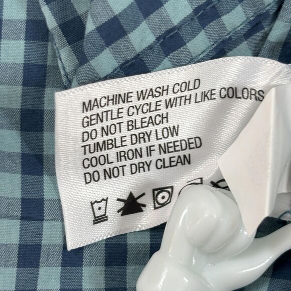 Orvis River Guide Long Sleeve Shirt Men's Medium Blue Plaid Active Fit Pockets - Picture 9 of 9